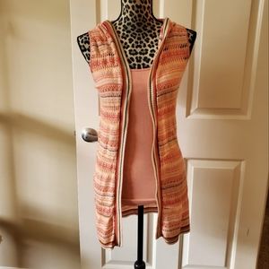 Say What? Hooded Knit Vest